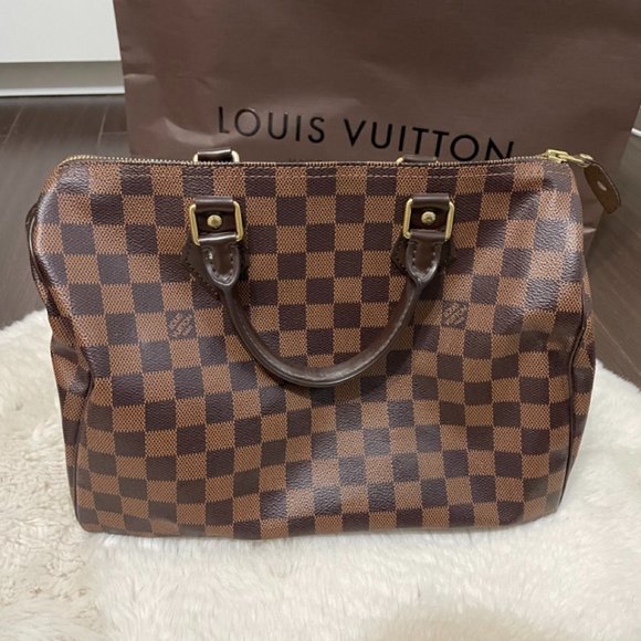 Authentic Louis Vuitton Speedy 30 - Damier Ebene - Picture 2 of 9